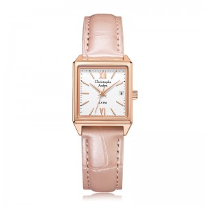 Christophe Arden CA 2003 Silver Rosegold Pink Leather LDLRGSLPN